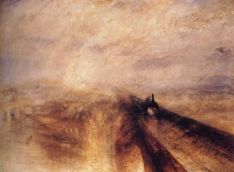 Joseph Mallord William Turner Rain,Steam and Speed oil painting image